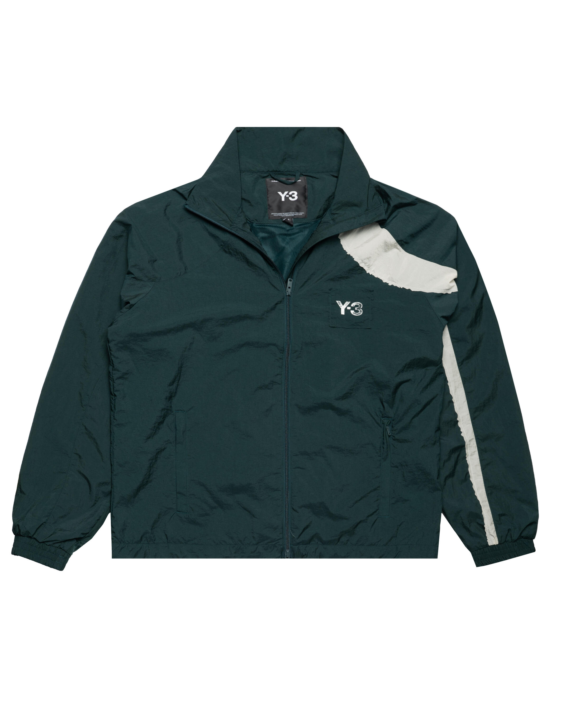 Y-3 RAW EDGE 3 STRIPES NYLON SHELL JACKET | KS7565 | AFEW STORE Y-3 RAW EDGE 3 STRIPES NYLON SHELL JACKET | KS7565 | AFEW STORE